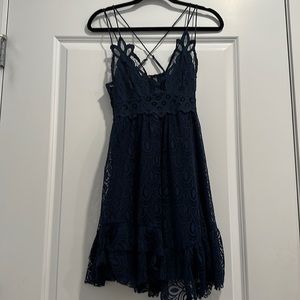 Navy Blue Dress